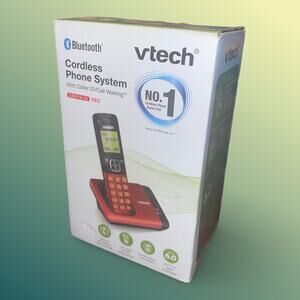 Vtech CS6719-16 Red Cordless Handset Phone Caller ID Call Waiting Expandable